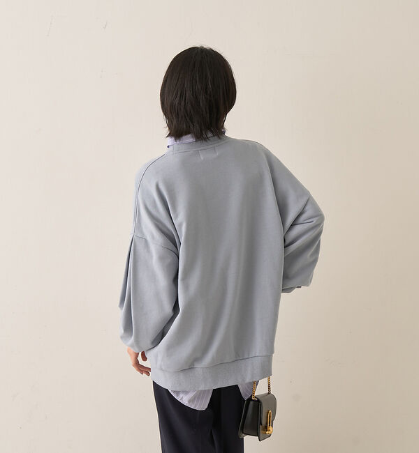 Rouge vif「裏毛ロゴタックスリーブスウェット」|スウェット・ジャージ|