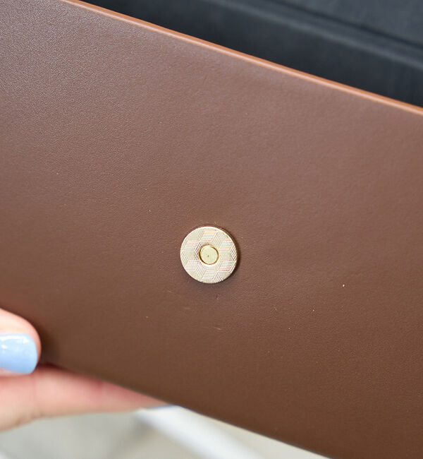 Rouge vif「【AULENTTI/オウレンティ】スクエアチェーンポシェット」|ショルダー・メッセンジャー|