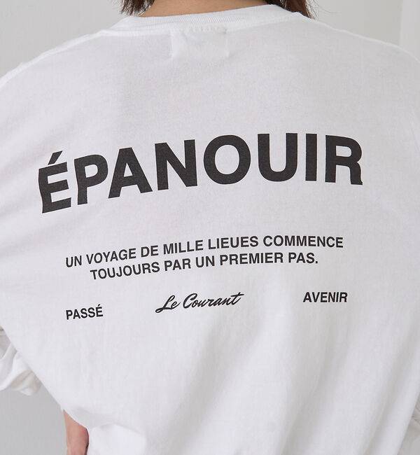 Rouge vif「ガーメントダイロゴロンTシャツ」|Tシャツ・カットソー|