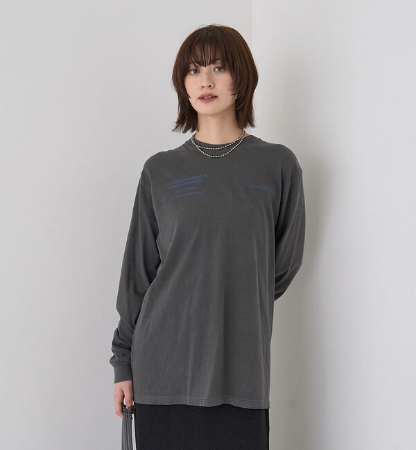 Rouge vif「ガーメントダイロゴロンTシャツ」|Tシャツ・カットソー|