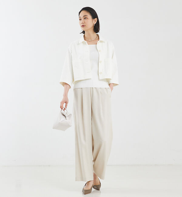 qualite「【セットアップ対応】2WAYストレッチシャツブルゾン」|ブルゾン・スタジャン|