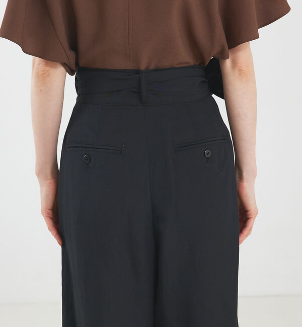 qualite「ライトリネンラップパンツ」|その他|