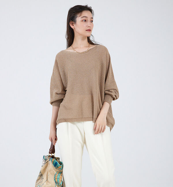 qualite「【大人気アイテム入荷】camifineニットプルオーバー」|ニット・セーター|