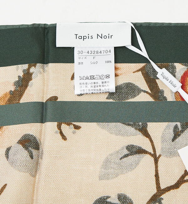 qualite「【Tapis Noir】クラシカルスカーフ」|バンダナ・スカーフ|