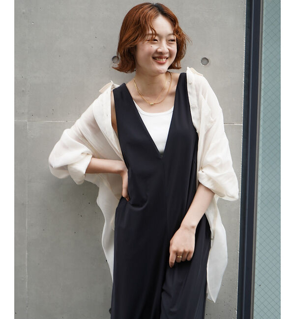 qualite「【接触冷感＆UV】クールトリコットオールインワン」|オールインワン|