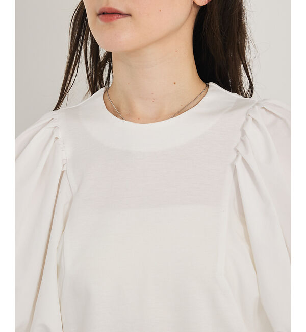 qualite「タフタスリーブプルオーバー」|Tシャツ・カットソー|