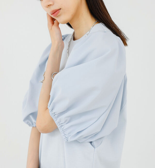 qualite「タフタスリーブプルオーバー」|Tシャツ・カットソー|