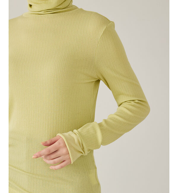 qualite「シルクMIXテレコプルオーバー」|ニット・セーター|