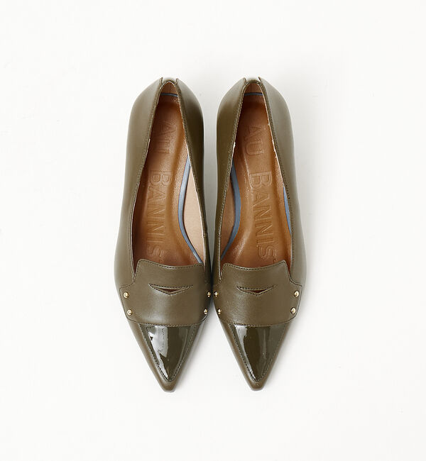AU BANNISTER「ローファーモチーフミドルパンプス」|パンプス|