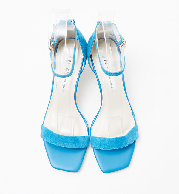 AU BANNISTER「アンクルストラップ スクエアトゥサンダル」|サンダル|