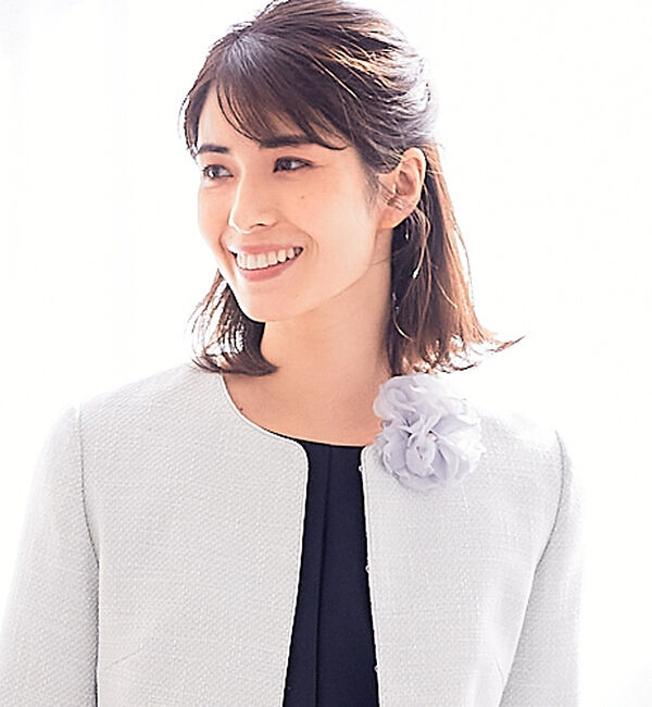 abahouse mavie「【セレモニー対応】コサージュ」|その他|ライトグレー