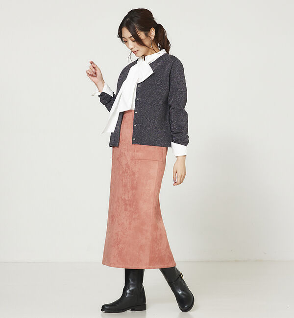 abahouse mavie「ラメプレーティング２ＷＡＹカーデ」|カーディガン|