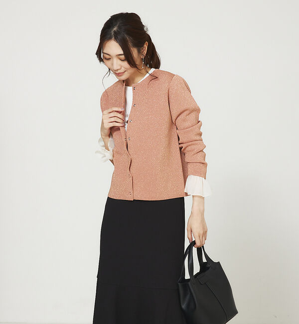 abahouse mavie「ラメプレーティング２ＷＡＹカーデ」|カーディガン|