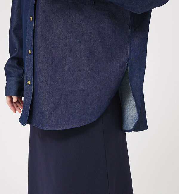 abahouse mavie「デニムオーバーシャツ」|シャツ・ブラウス|