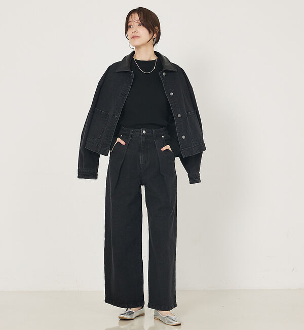 abahouse mavie「デニム/カツラギショートカバーオール」|その他|