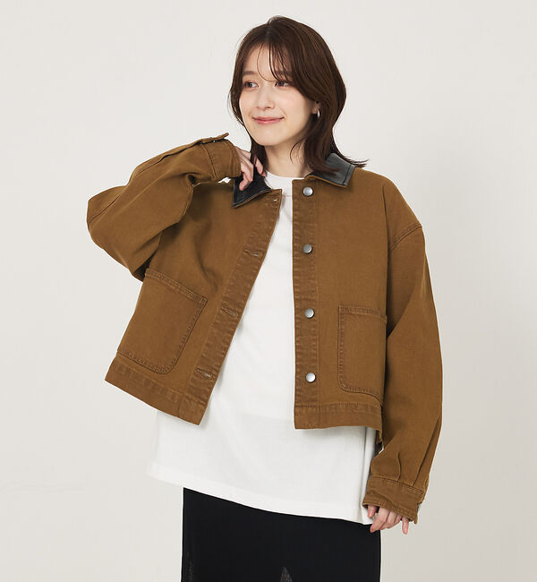 abahouse mavie「デニム/カツラギショートカバーオール」|その他|