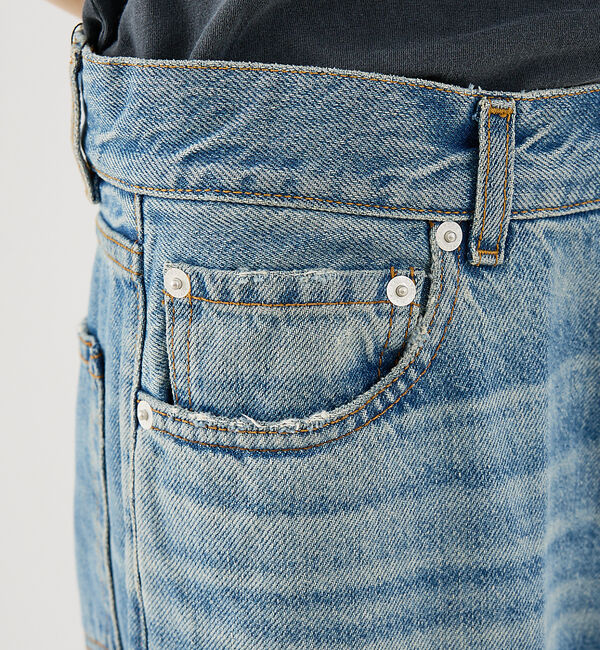 The Store by C' 「【HAIKURE】BETHANY ASIAN FIT／ワイドデニムパンツ」|デニム|