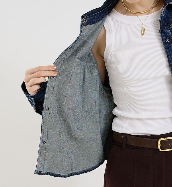 The Store by C' 「【TWP】Cropped OG Shirt in Denim／デニムシャツジャケ」|その他|