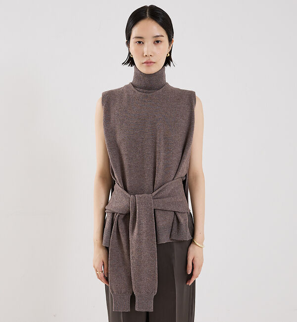 The Store by C' 「【ROHE】double-layered knit top／3WAYニットプルオ」|ニット・セーター|