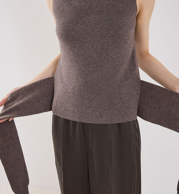 The Store by C' 「【ROHE】double-layered knit top／3WAYニットプルオ」|ニット・セーター|