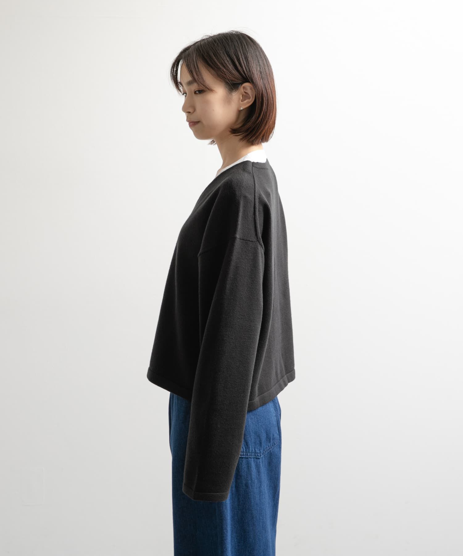 URBAN RESEARCH DOORS「『UR TECH 200日ニット』Vネックカーディガン」|カーディガン|