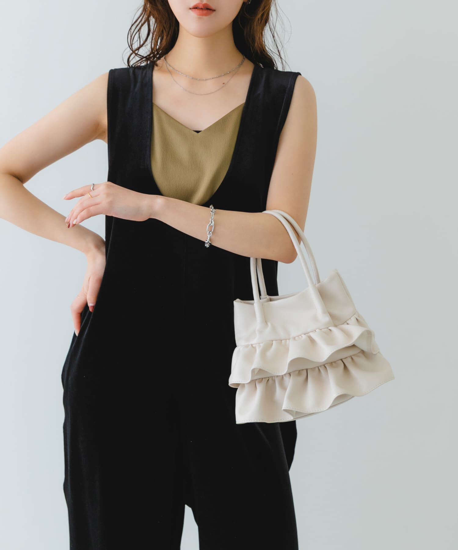 RODE SKO「フリルショルダーハンドバッグ」|ハンドバッグ|