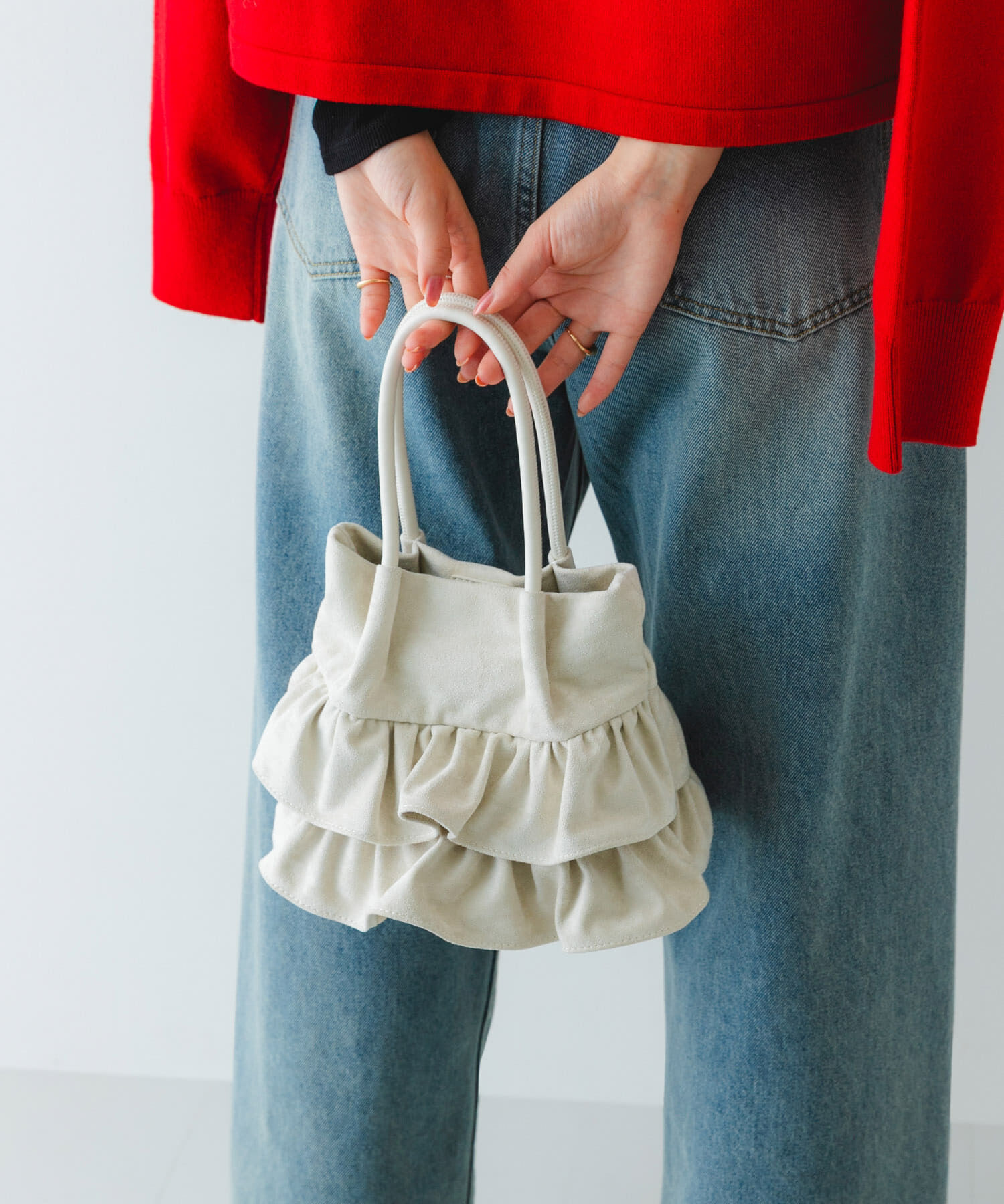 RODE SKO「フリルショルダーハンドバッグ」|ハンドバッグ|