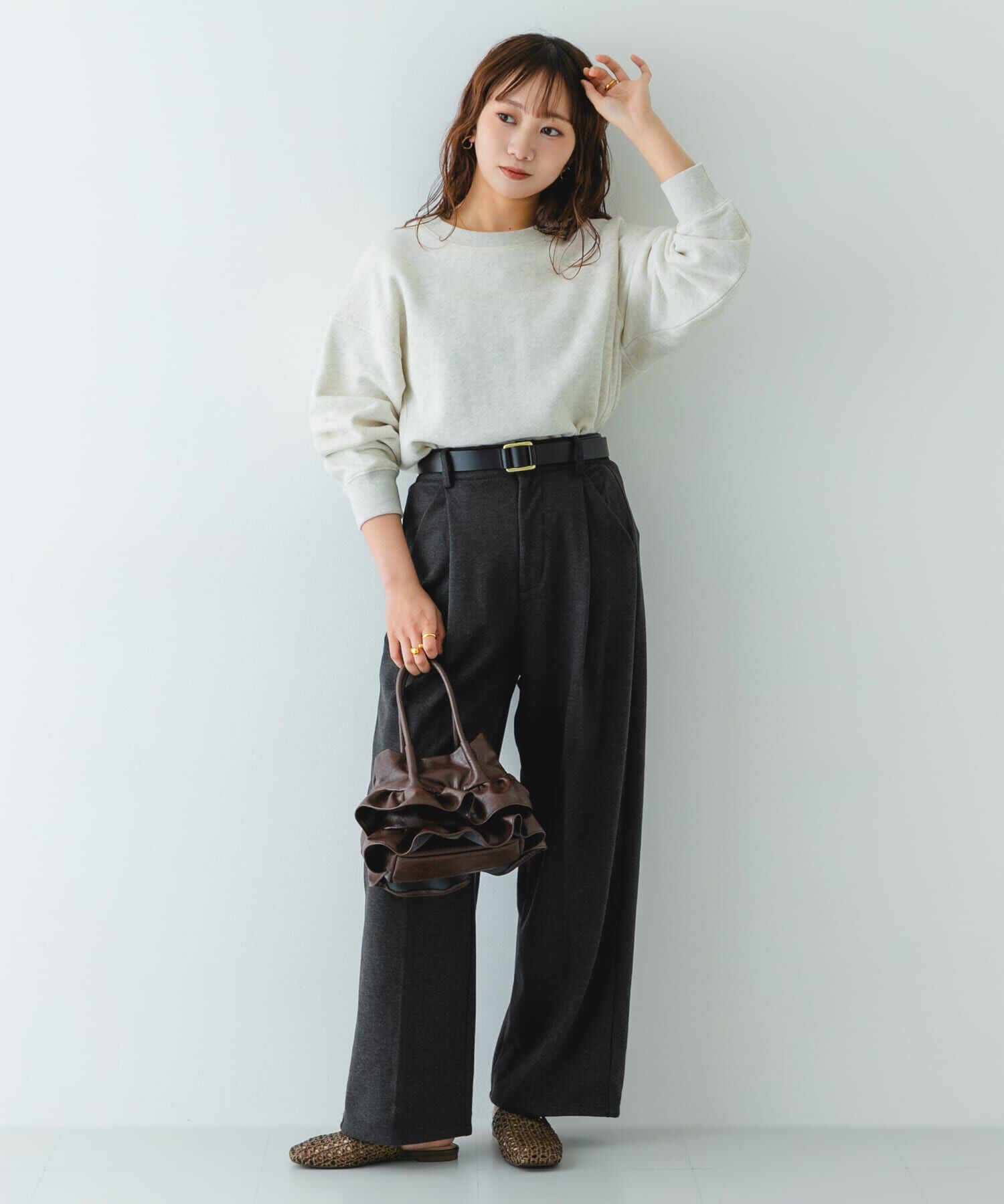 RODE SKO「フリルショルダーハンドバッグ」|ハンドバッグ|