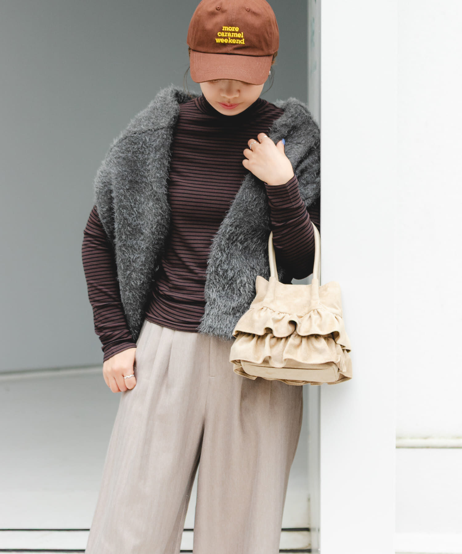 RODE SKO「フリルショルダーハンドバッグ」|ハンドバッグ|