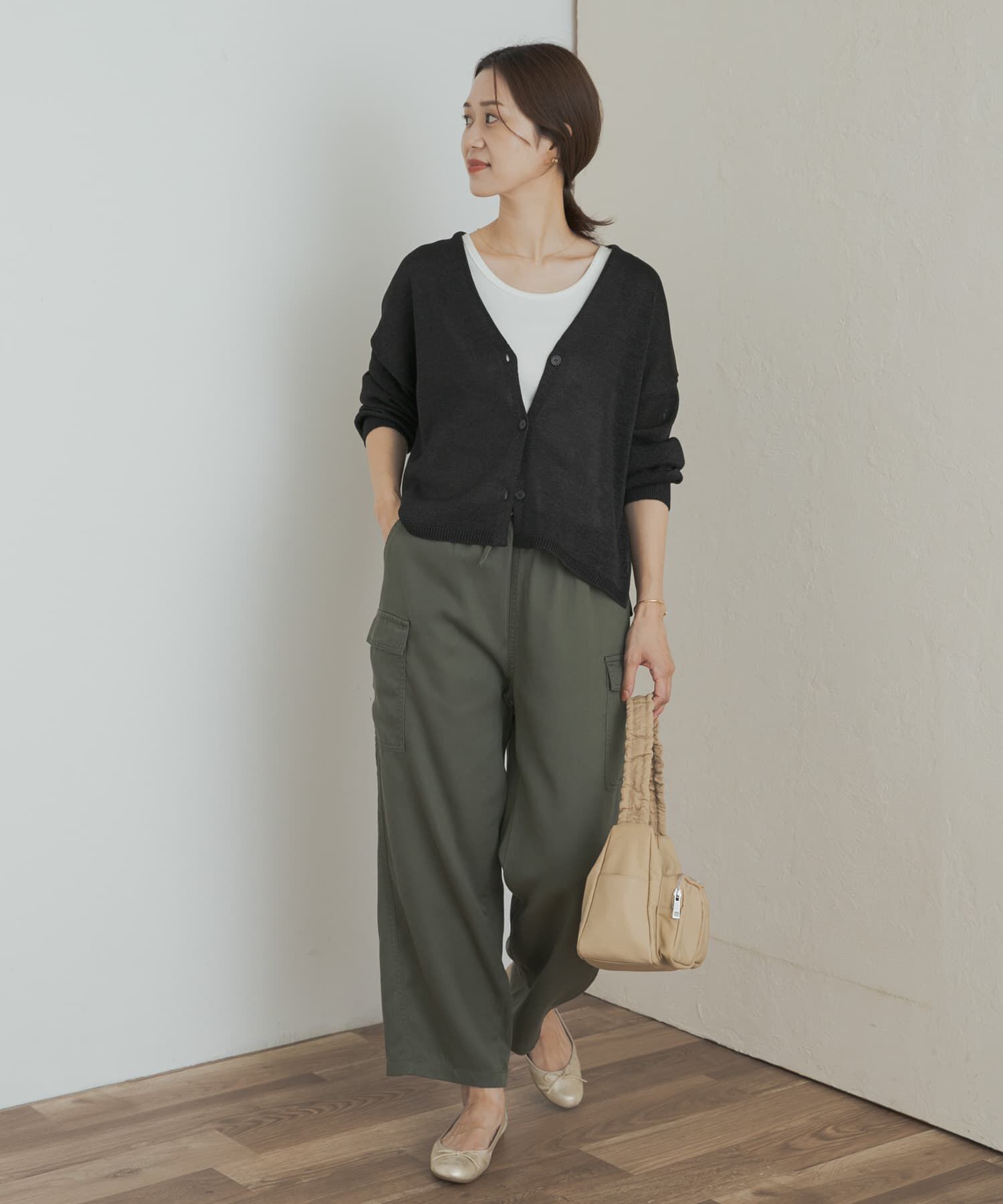 URBAN RESEARCH DOORS「ウォッシャブルドライニットカーディガン」|カーディガン|