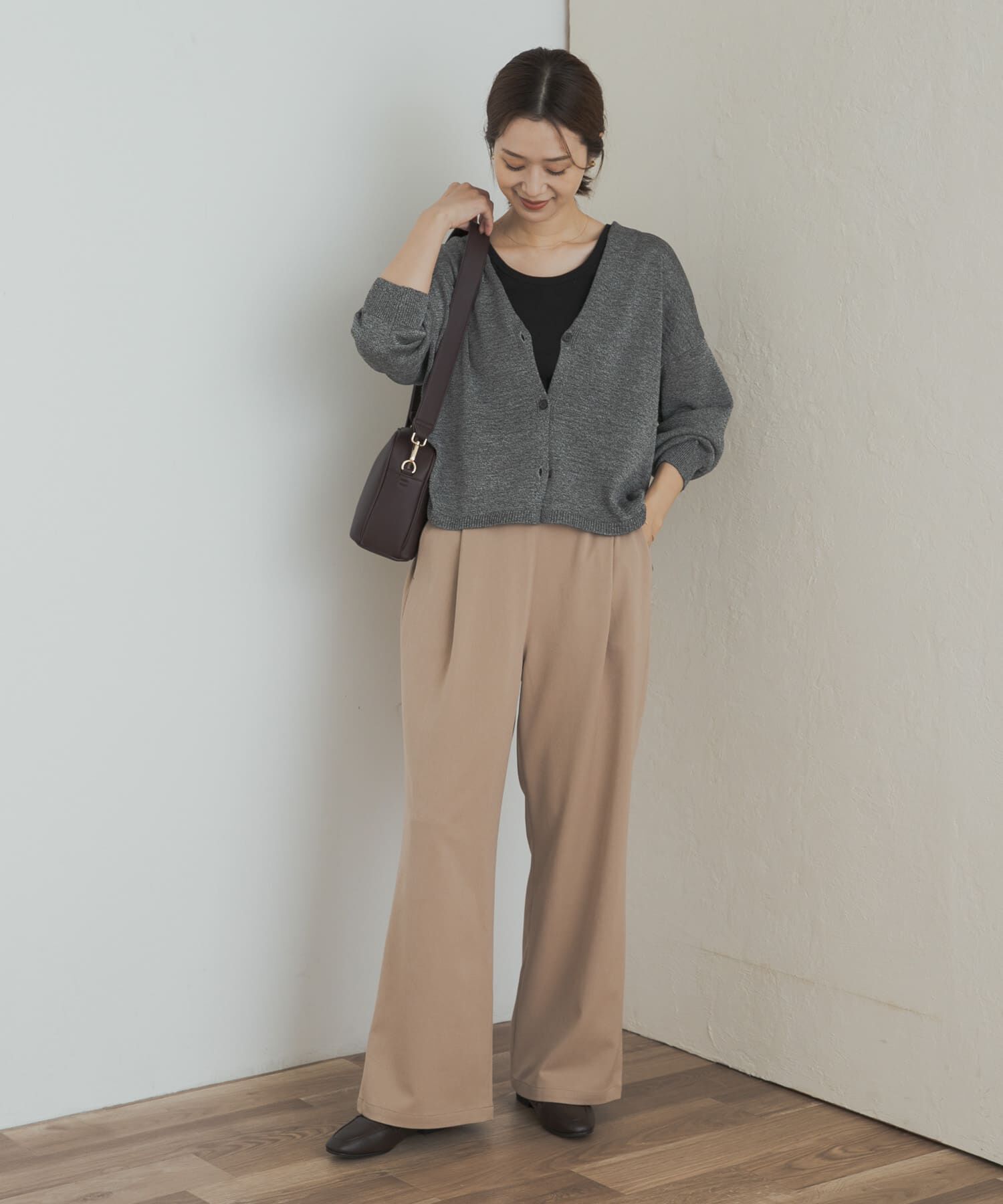 URBAN RESEARCH DOORS「ウォッシャブルドライニットカーディガン」|カーディガン|