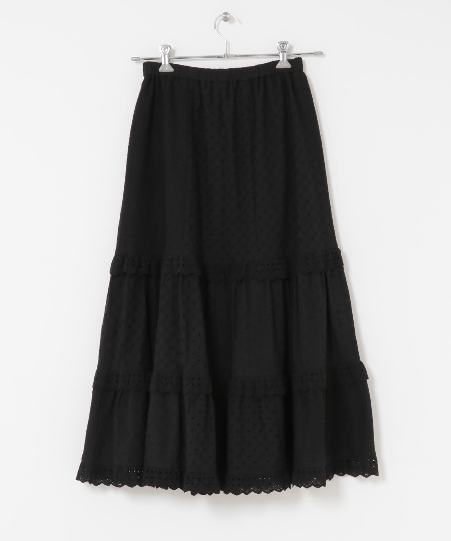 URBAN RESEARCH DOORS「レースティアードスカート」|スカート|
