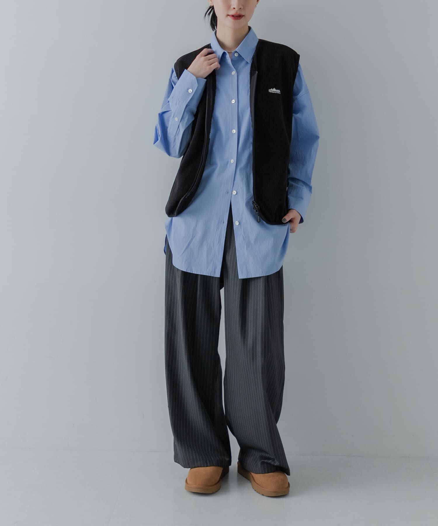 URBAN RESEARCH「『別注』THOUSAND MILE&times;URBAN RESEARCH　KNIT FREECE ZIP VEST」|ベスト・ジレ|