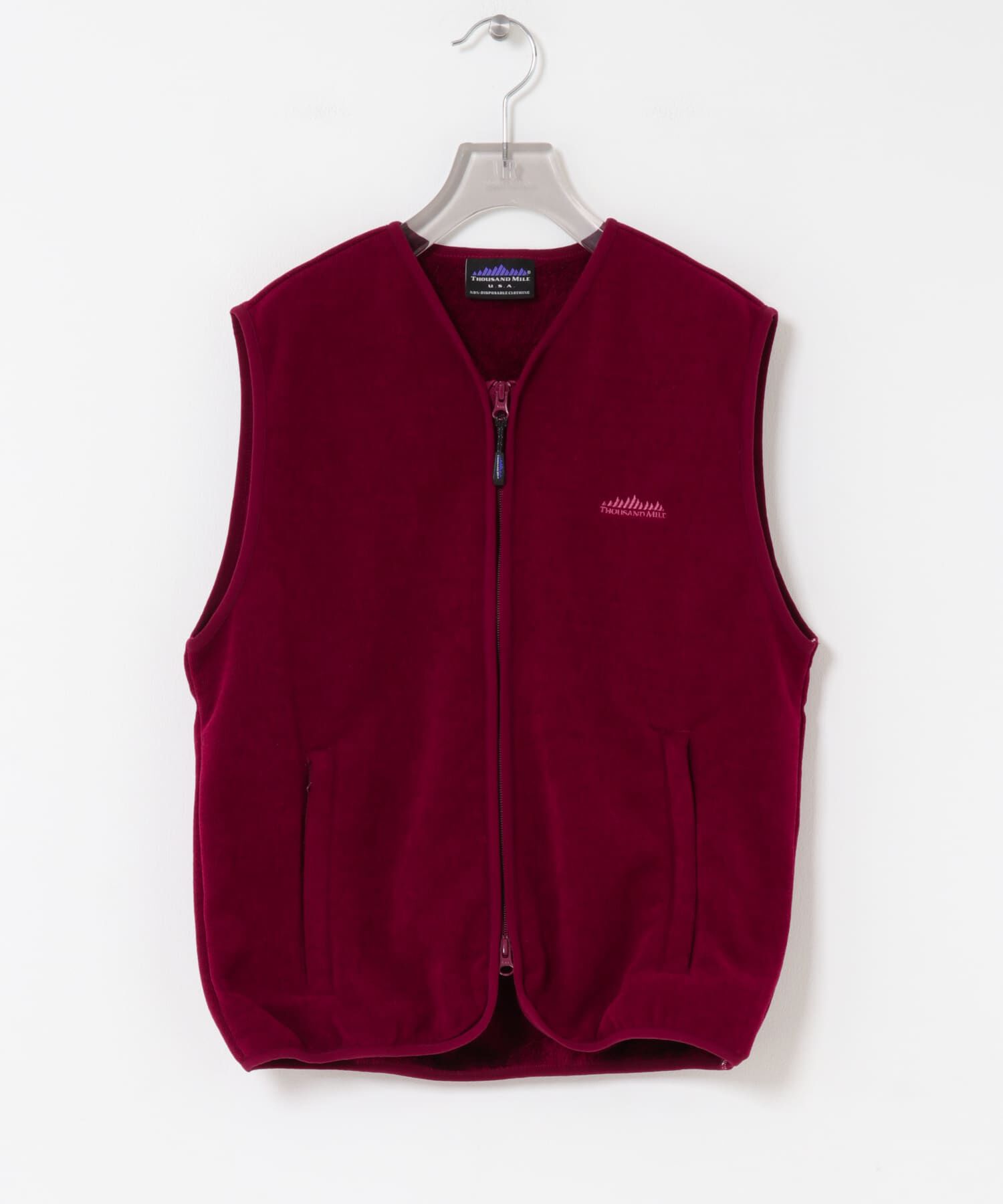 URBAN RESEARCH「『別注』THOUSAND MILE&times;URBAN RESEARCH　KNIT FREECE ZIP VEST」|ベスト・ジレ|
