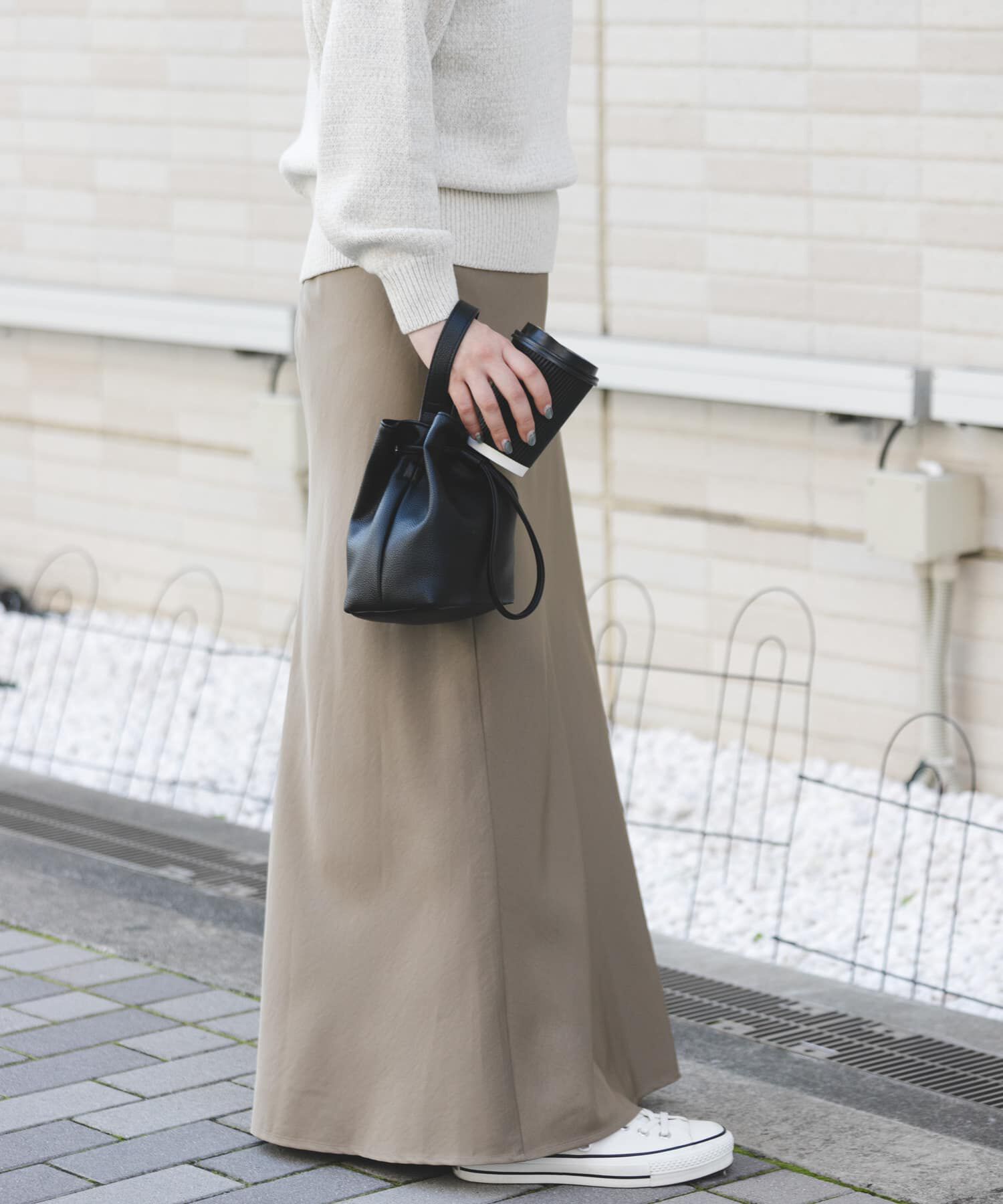 URBAN RESEARCH DOORS「FORK&SPOON　ヴィンテージツイルスカート」|スカート|