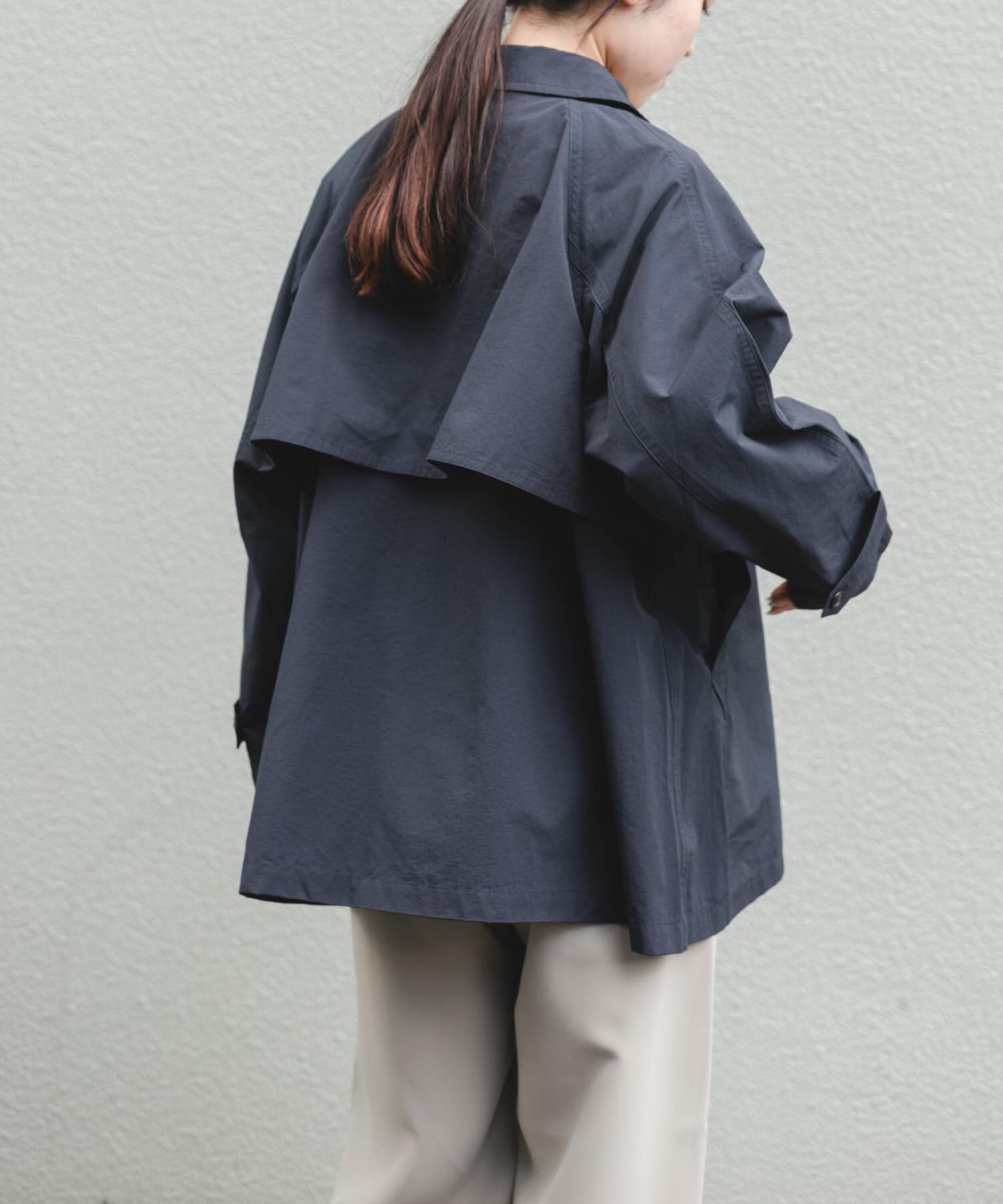 URBAN RESEARCH DOORS「FORK&SPOON　ステンカラーテントコート」|ステンカラーコート|