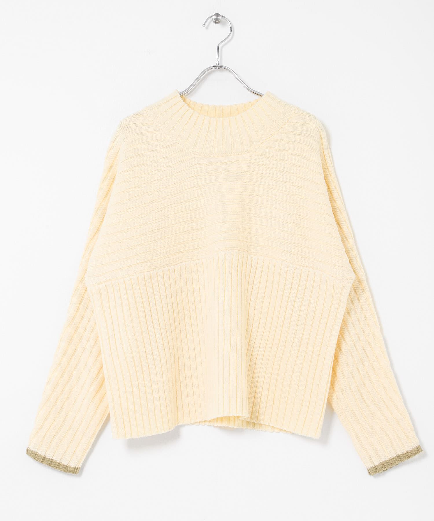 Sonny Label 「ワイドリブ切替えニット」|ニット・セーター|