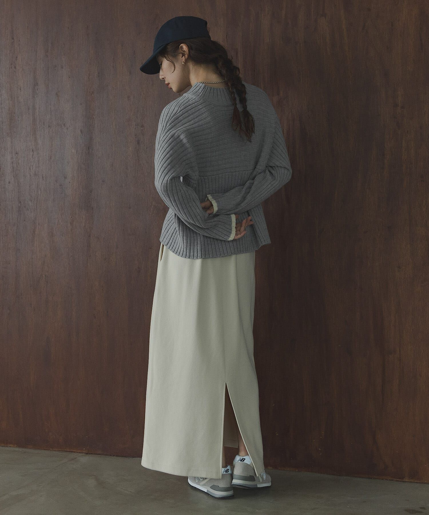 Sonny Label 「ワイドリブ切替えニット」|ニット・セーター|