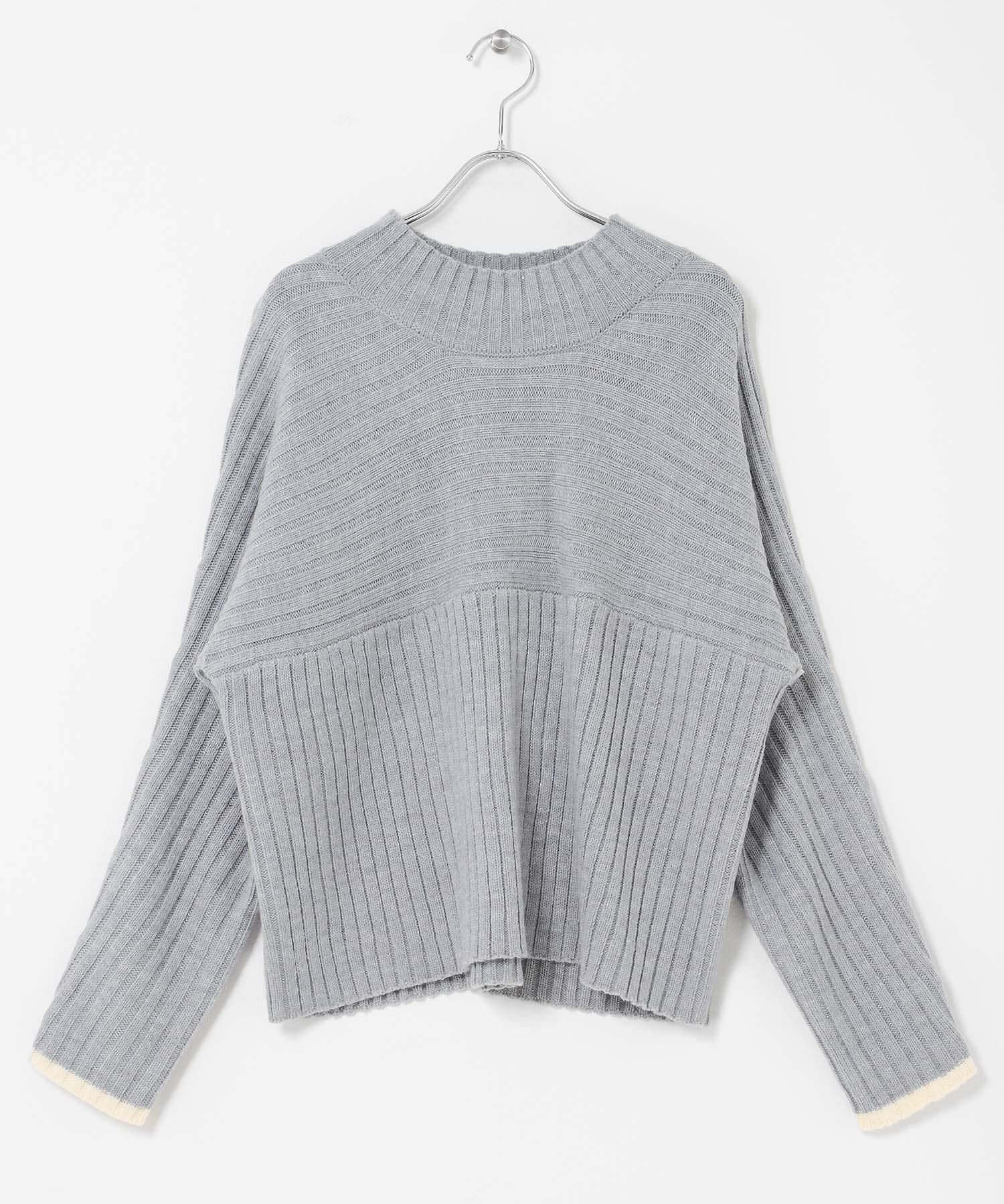 Sonny Label 「ワイドリブ切替えニット」|ニット・セーター|