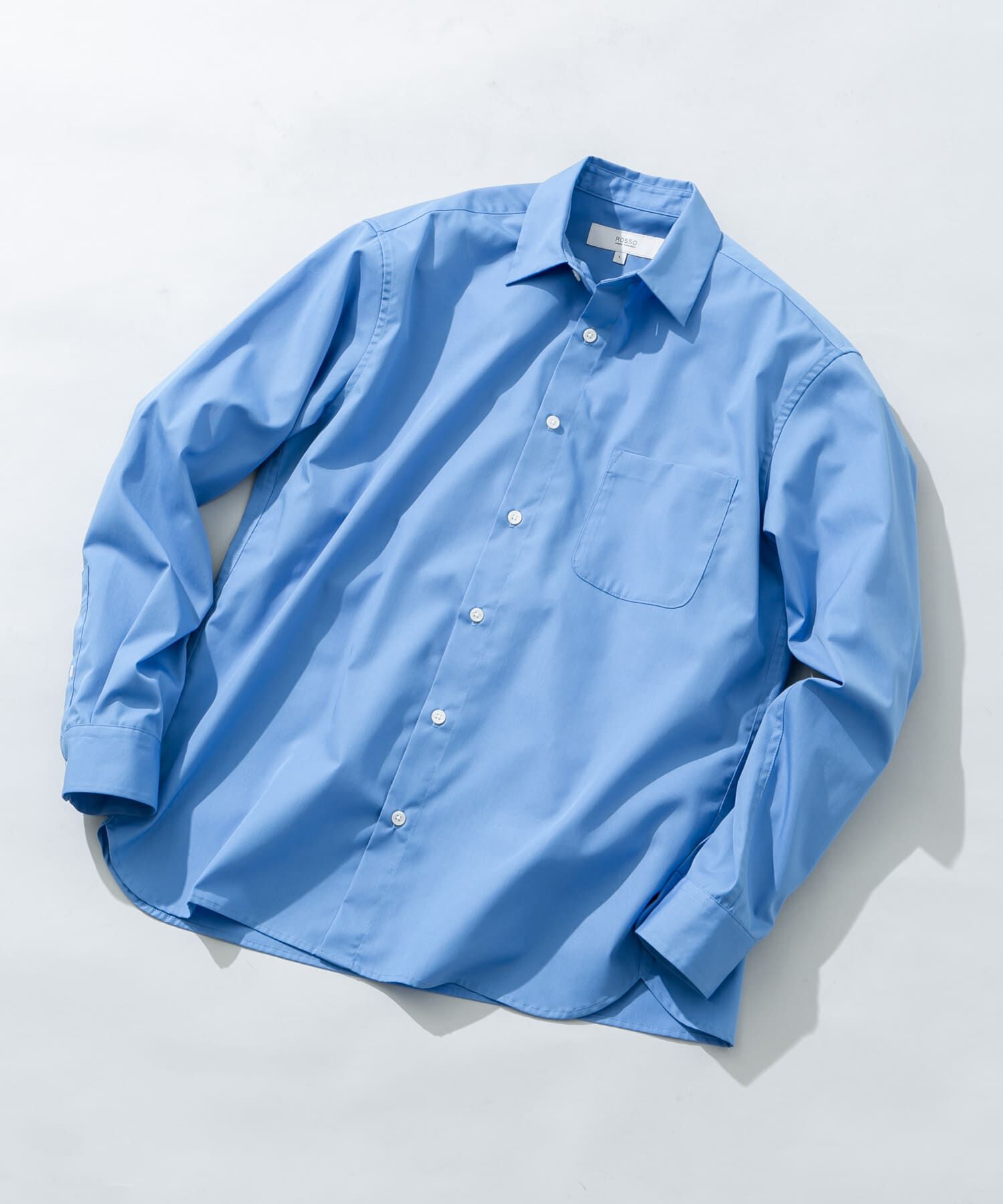 URBAN RESEARCH ROSSO「『防シワ/防臭』アーバンリラックスブロードシャツ」|シャツ・ブラウス|ブルー