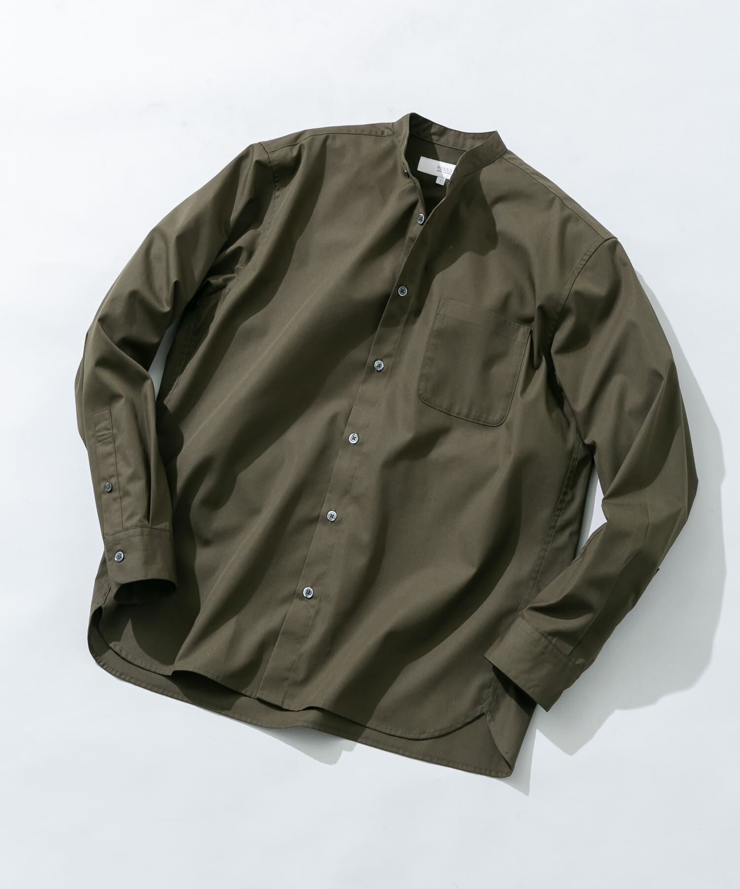 URBAN RESEARCH ROSSO「『防シワ/防臭』アーバンリラックスブロードバンドシャツ」|シャツ・ブラウス|カーキ