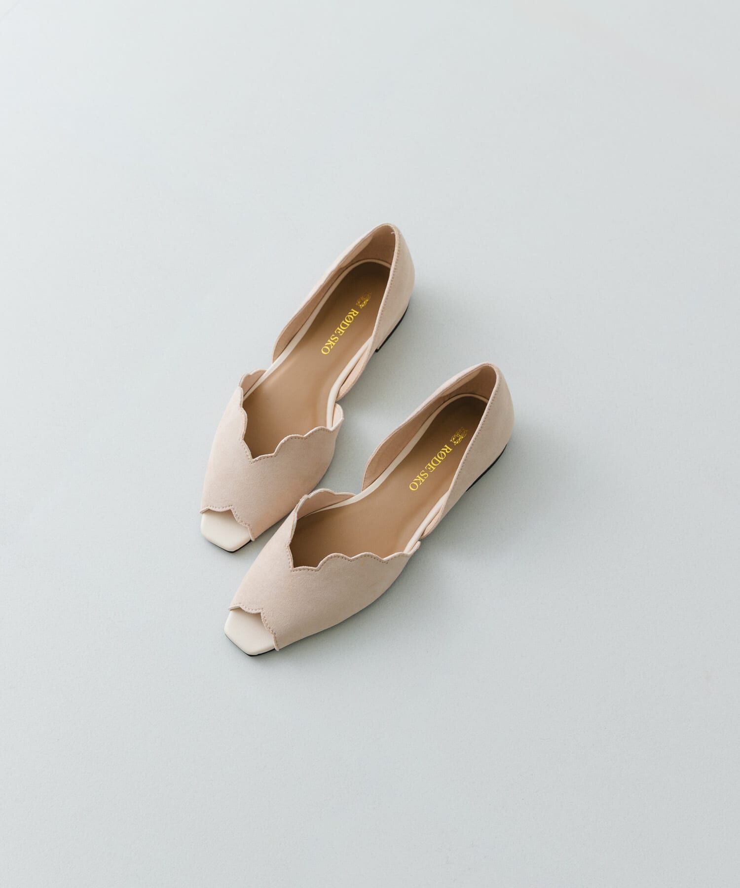 RODE SKO「ピープトゥスカラップセパレートサンダル」|サンダル|