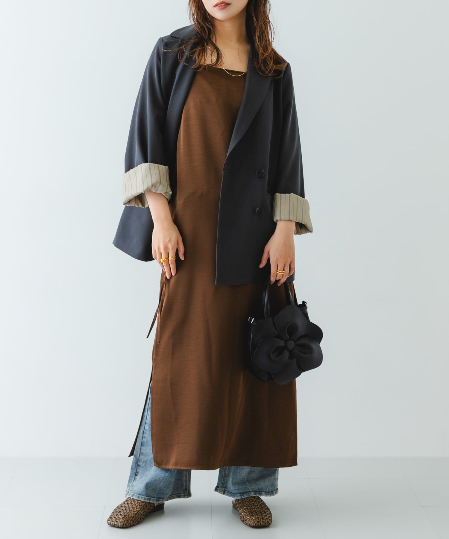 RODE SKO「フラワーモチーフシアーバッグ」|ハンドバッグ|