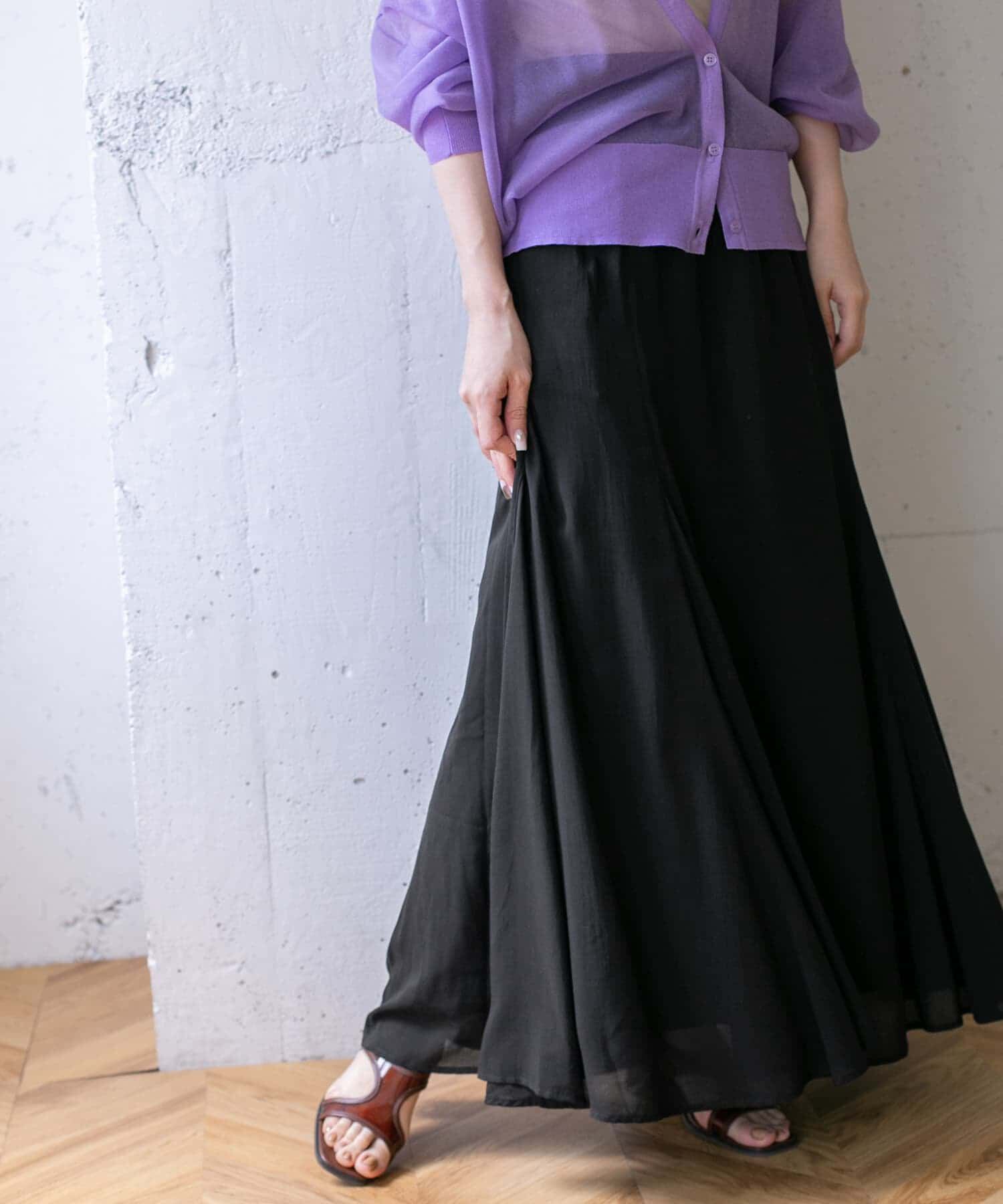  「マキシフレアスカート&there4;」|スカート|