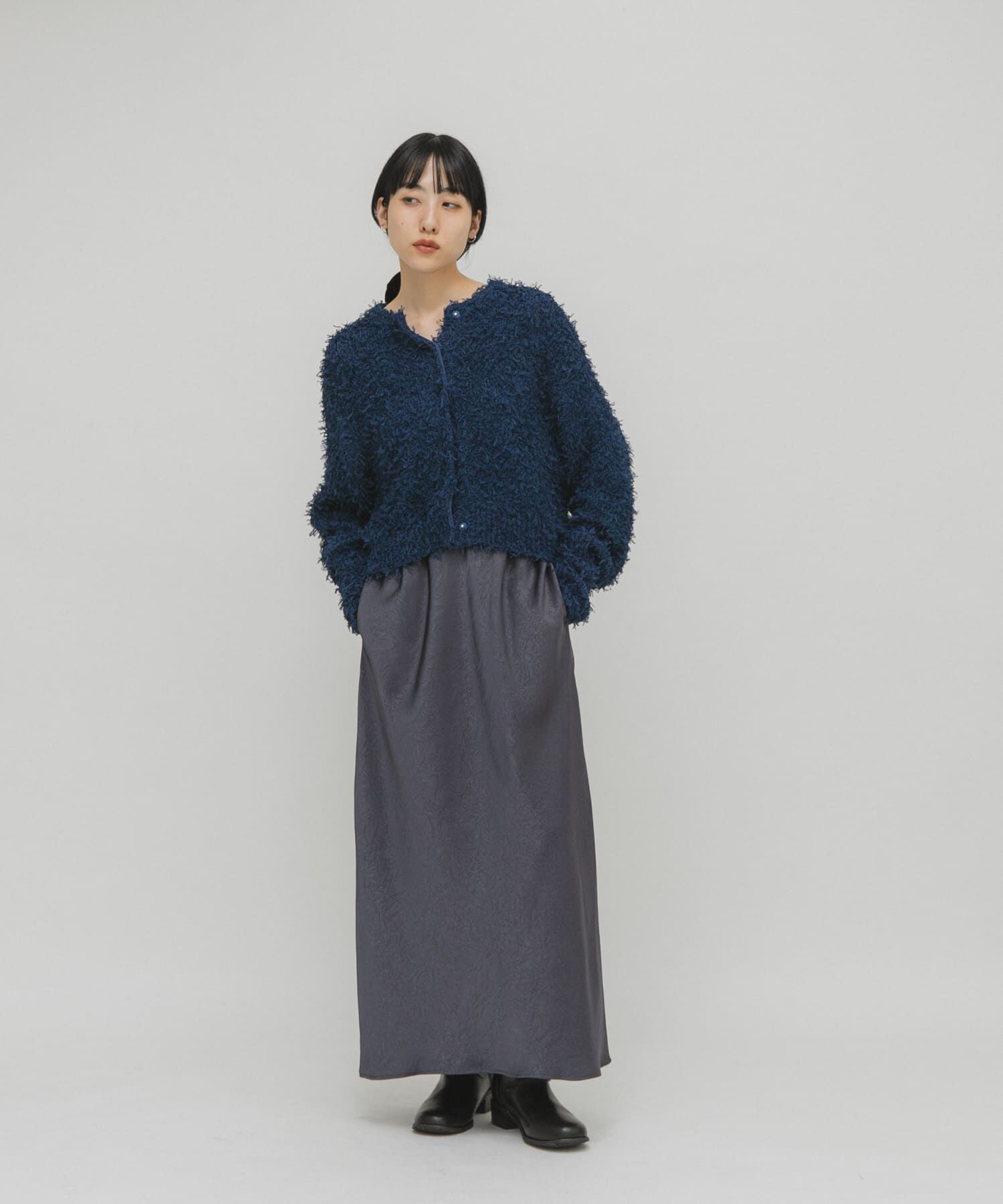  「チュールフリンジカーディガン」|ニット・セーター|