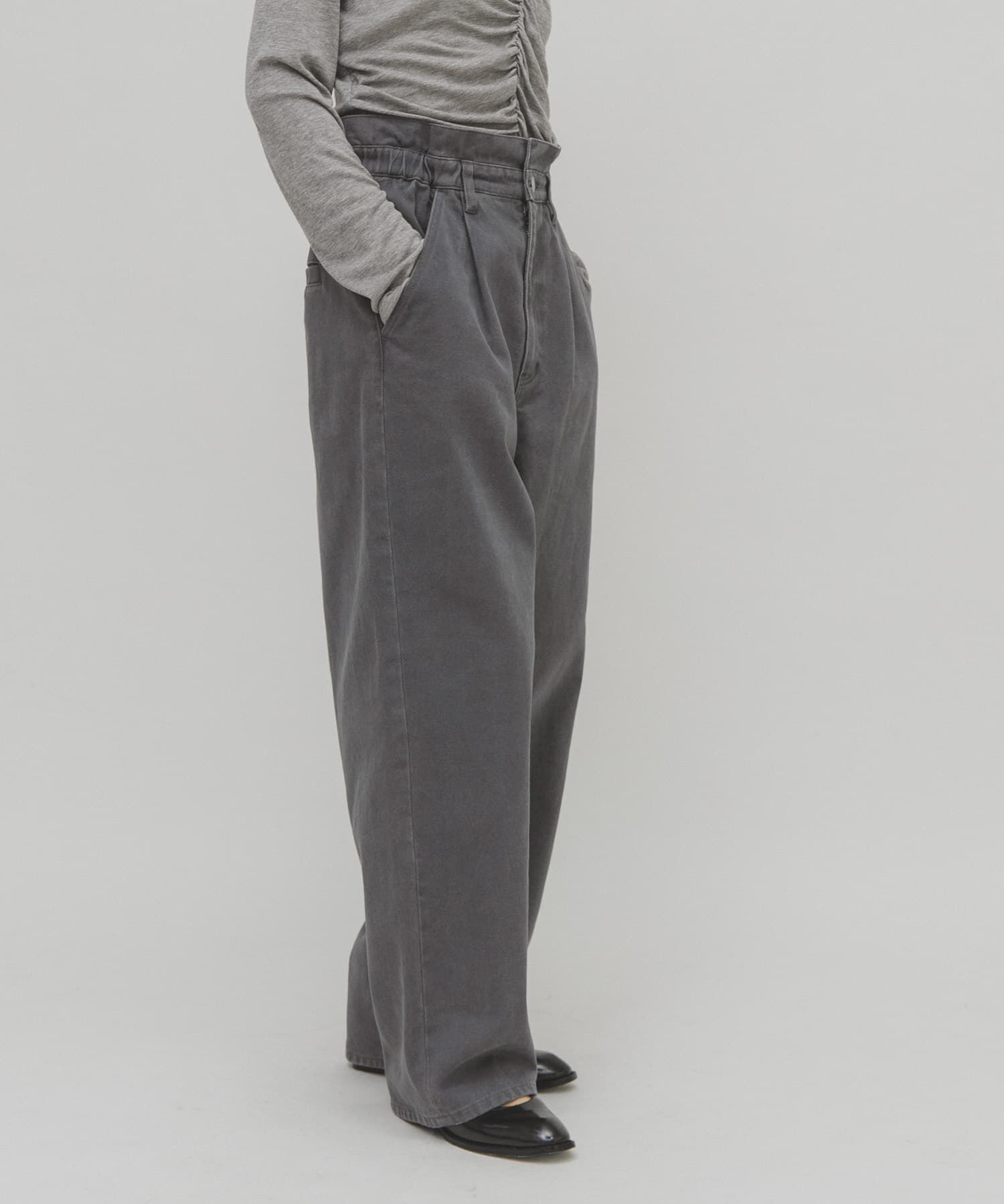  「フリルウエストツイルパンツ」|その他|