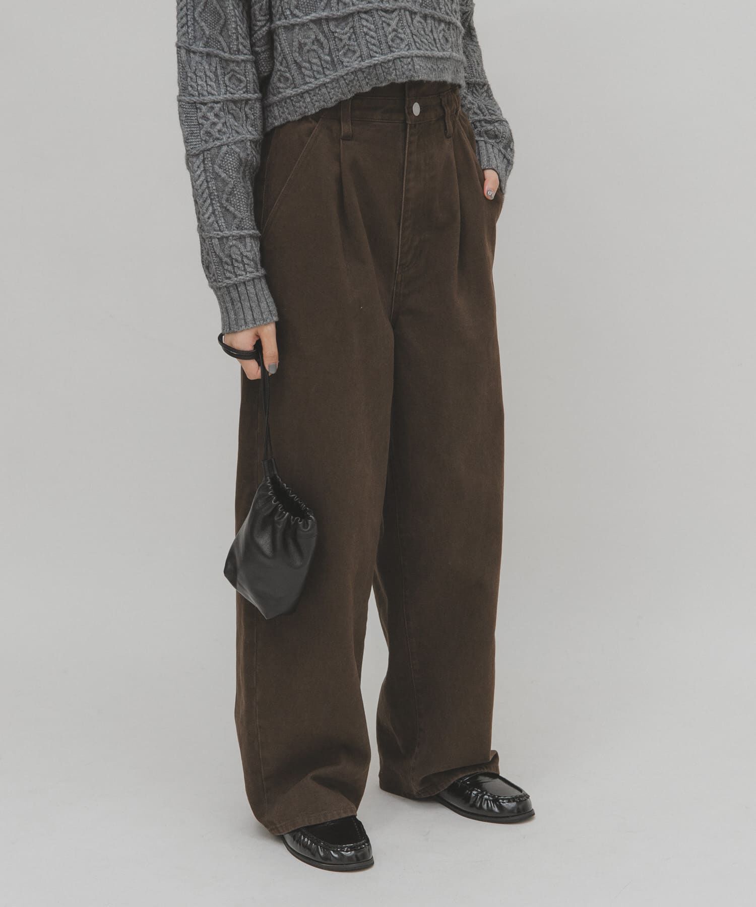  「フリルウエストツイルパンツ」|その他|