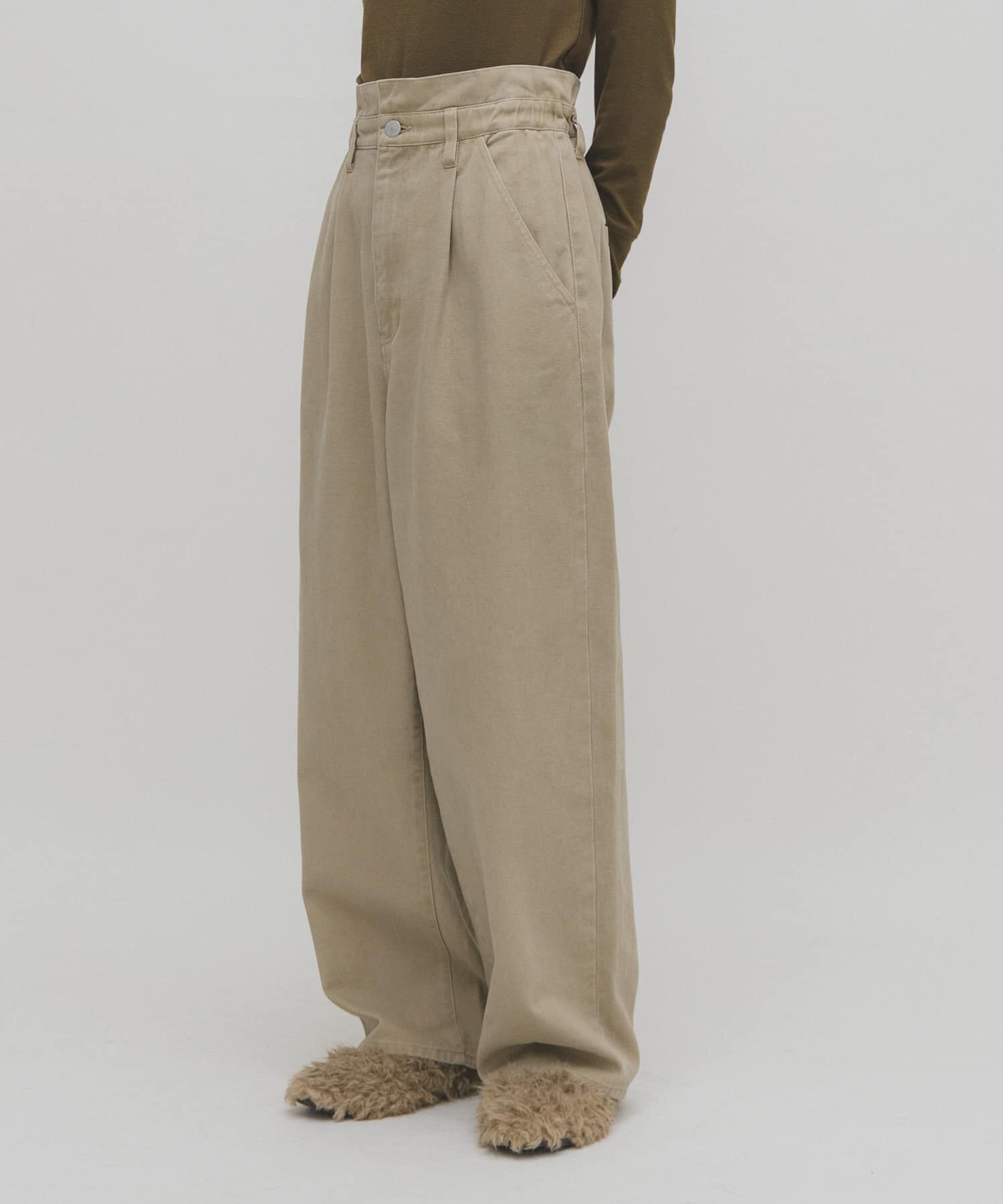  「フリルウエストツイルパンツ」|その他|