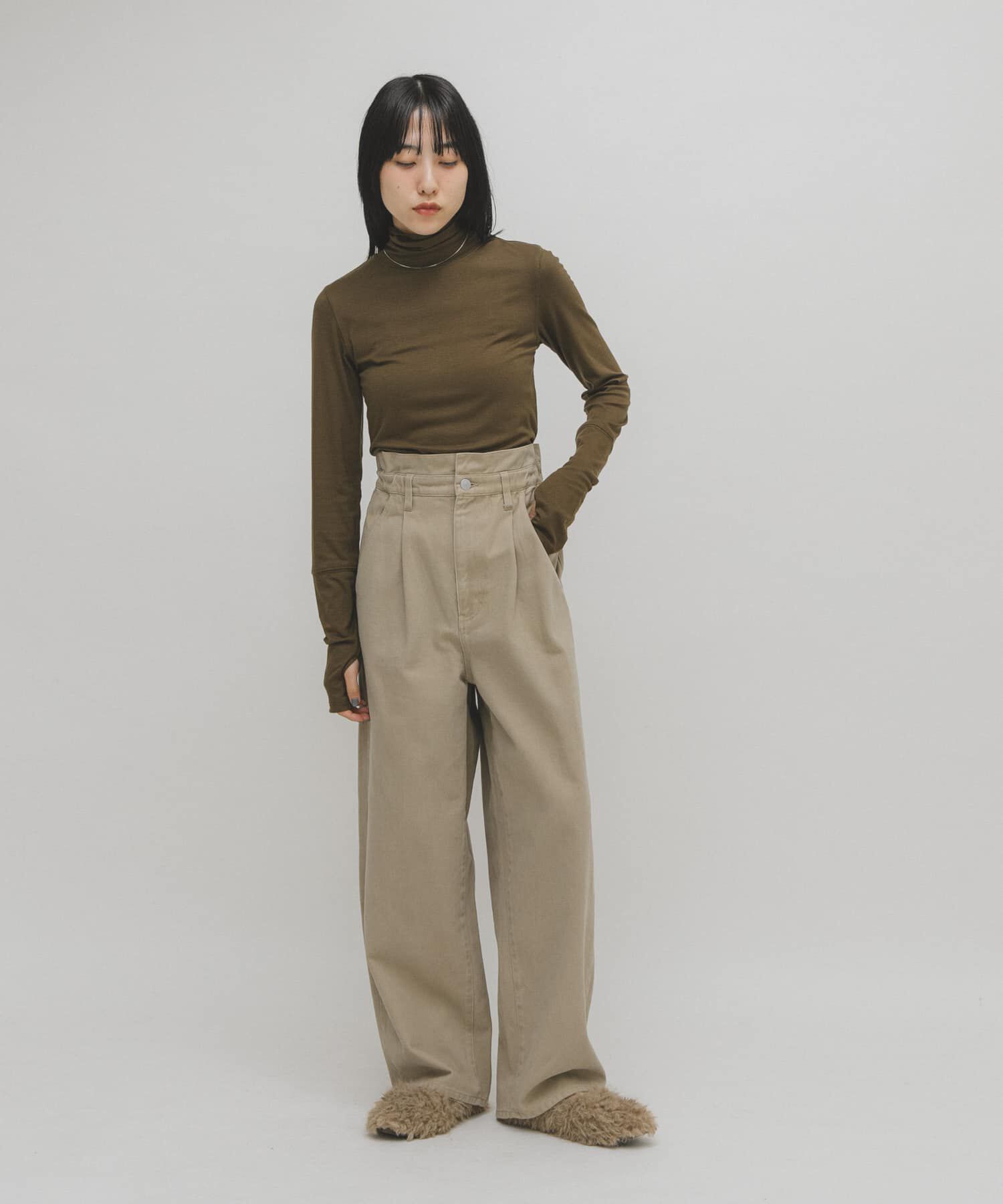  「フリルウエストツイルパンツ」|その他|