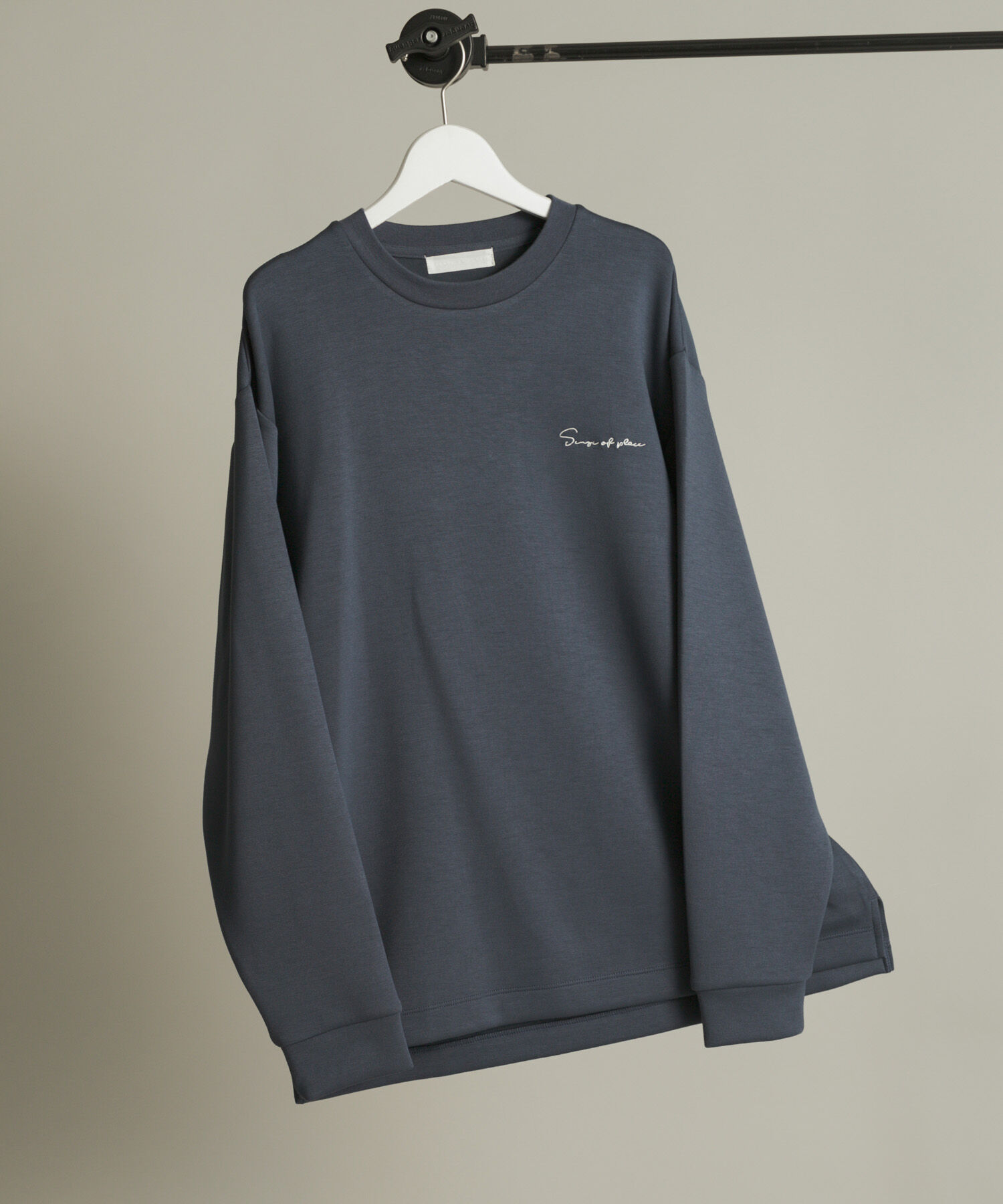 SENSE OF PLACE by URBAN RESEARCH「『一部WEB限定カラー』シシュウダンボールポンチロングTシャツ」|Tシャツ・カットソー|